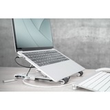 Digitus Support variable pour ordinateur portable Blanc