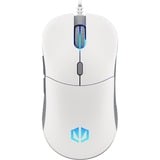 ENDORFY GEM Onyx White, Souris gaming Blanc/gris