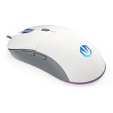 ENDORFY GEM Onyx White, Souris gaming Blanc/gris