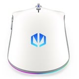 ENDORFY GEM Onyx White, Souris gaming Blanc/gris