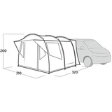 Easy Camp Reine 120506, Tente Gris foncé/Gris clair