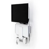 Ergotron StyleView Siège-Debout Levage Vertical, Support Blanc