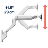 Ergotron Support mural HX, Support de moniteur Blanc