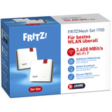 FRITZ! Set 1700 pack de 2, Répéteur Blanc/gris