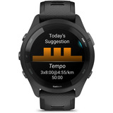 Garmin Forerunner 265, Smartwatch Noir/Gris clair