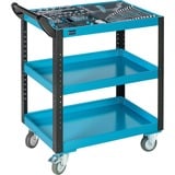 Hazet Chariot de service Assistent 167-3, Chariot à outils Bleu/Noir