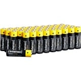Intenso 7501520 - Energy Ultra Alkaline Batterie AA Mignon 40er-Pack - Batterie Batterie à usage unique Alcaline Noir/Jaune, Batterie à usage unique, AA, Alcaline, 1,5 V, 40 pièce(s), 2600 mAh
