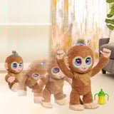 Just Play Peanut the playfull Monkey, Peluche Garçon/Fille, 4 an(s)