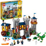 LEGO Creator 3-en-1 31120 Le château médiéval, Jouets de construction Jeu de construction, Garçon/Fille, 9 an(s), Plastique, 1426 pièce(s), 2,29 kg
