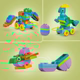 LEGO DUPLO - Dinosaures 3-en-1 sur roues, Jouets de construction 10451