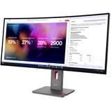 Lenovo ThinkVision P40WD-40 39.7" 4K Ultra HD Moniteur UltraWide incurvé Noir, 1x DisplayPort, 1x HDMI, 2x USB-C, 5x USB-A, 2x Thunderbolt, 1x RJ-45, 120 Hz, 100,8 cm (39.7"), 5120 x 2160 pixels, LCD, 6 ms, Noir