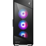 MSI MPG VELOX 100R boîtier midi tower Noir | 2x USB-A | 1x USB-C | RGB | Verre trempé