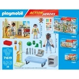 PLAYMOBIL Action Heroes Pédiatre avec Ours en Peluche, Jouets de construction 