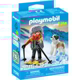 PLAYMOBIL My Life Randonneur avec Saint-Bernard, Jouets de construction 
