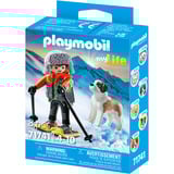 PLAYMOBIL My Life Randonneur avec Saint-Bernard, Jouets de construction 