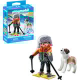 PLAYMOBIL My Life Randonneur avec Saint-Bernard, Jouets de construction 
