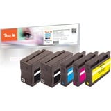 Peach Multipack Plus avec puce, compatible avec No. 932XL, No. 933XL, Encre compatible avec No. 932XL, No. 933XL, Noir, Bleu, Cyan, Magenta, Encre à pigments, Encre à pigments, 42 ml, 14 ml, 5 pièce(s)