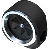 RAIJINTEK RJK - FLOW METER BLACK, Indicateurs de débit Noir