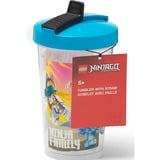 Room Copenhagen Gobelet LEGO avec paille Ninjago Classique Noir Noir/Rouge