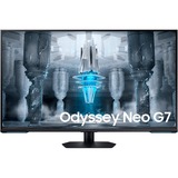 SAMSUNG  Odyssey Neo G70NC 43" 4K UHD Moniteur gaming  Noir/Blanc, 144Hz, 2x HDMI, 1x DisplayPort, USB, Audio, LAN, WiFi