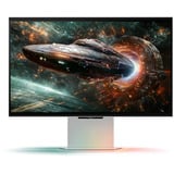 Samsung Écran PC Gaming 27" Odyssey 3D G90XF 4K UHD 165Hz Moniteur Argent, 1x DisplayPort, 2x HDMI, 2x USB-A, 165 Hz, 68,6 cm (27"), 2160 x 3840 pixels, 4K Ultra HD, LED, 1 ms, Argent