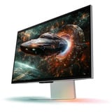 Samsung Écran PC Gaming 27" Odyssey 3D G90XF 4K UHD 165Hz Moniteur Argent, 1x DisplayPort, 2x HDMI, 2x USB-A, 165 Hz, 68,6 cm (27"), 2160 x 3840 pixels, 4K Ultra HD, LED, 1 ms, Argent
