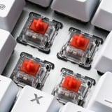 Sharkoon clavier gaming Blanc, Layout DE, Huano Red