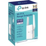 TP-Link RE500X prolongateur réseau Blanc 1000 Mbit/s, Répéteur 1500 Mbit/s, 1000 Mbit/s, Windows 10, Windows 7, Windows 8, Windows 8.1, Windows 98SE, Windows NT, Windows Vista, Windows XP, Internet Explorer 11, Firefox 12.0, Chrome 20.0, Safari 4.0, or other Java-enabled browser, Externe, 20/30 DBm