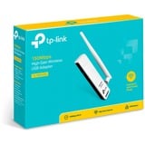 TP-Link TL-WN722N, Adaptateur WLAN Blanc, Sans fil, USB, WLAN, Wi-Fi 4 (802.11n), 150 Mbit/s, Noir, Blanc, Vente au détail