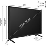 Telefunken  32" TV LED Noir