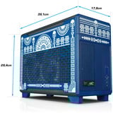 Thermaltake FTW TR100 Koralie Edition, PC gaming Bleu de cobalt