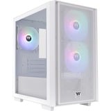 Thermaltake Versa H16 TG ARGB boîtier mini tower Blanc | 3x USB-A | RGB | Verre Trempé