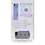 Thermaltake Versa H16 TG ARGB boîtier mini tower Blanc | 3x USB-A | RGB | Verre Trempé