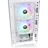 Thermaltake Versa H16 TG ARGB boîtier mini tower Blanc | 3x USB-A | RGB | Verre Trempé