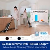 Tineco Floor One S6 Flashdry Pet, Aspirateur sec/humide Gris