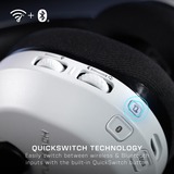 Turtle Beach Casque gaming amplifié multiplateforme sans fil Stealth 600 pour Xbox Series X|S, Xbox One, PC, Nintendo Switch et mobile - Bluetooth, 80 heures de batterie et microphone antibruit – Blanc  over-ear Blanc, Xbox One, PC, Nintendo Switch et mobile - Bluetooth, 80 heures de batterie et microphone antibruit – Blanc, Sans fil, 20 - 20000 Hz, Gaming, 320 g, Casque, Blanc