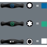 Wera 05023456001, 467/7 TORX HF Set 2, Tournevis Noir/Vert