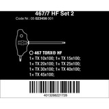 Wera 05023456001, 467/7 TORX HF Set 2, Tournevis Noir/Vert