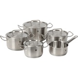 Zwilling 40901-001 lot de casseroles, Ensemble de pot acier inoxydable, Acier inoxydable, Acier inoxydable, Aluminium, 20 cm, 16 cm, 20 cm