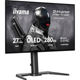 iiyama G-Master GOB2701QSC-B1 OLED 27" Moniteur gaming Noir, 1x DisplayPort, 2x HDMI, 1x USB-C, 2x USB-A, 280 Hz