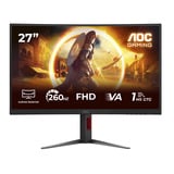 AOC AGON C27G4Z2 27" Moniteur gaming incurvé  Noir (Mat)