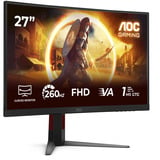 AOC AGON C27G4Z2 27" Moniteur gaming incurvé  Noir (Mat)