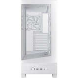 ASUS A31 Plus TG ARGB WHITE Midi Tower Blanc, boîtier pc Blanc | 2x USB-A | 1x USB-C | RGB | Verre Trempé