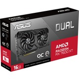 ASUS Dual Radeon RX 7600 XT OC Edition, Carte graphique RDNA 3, GDDR6, 3x DisplayPort, 1x HDMI 2.1