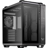ASUS TUF Gaming GT502 PLUS Midi Tower Noir, boîtier pc Noir | 2x USB-A | 1x USB-C | RGB | Verre Trempé
