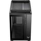 ASUS TUF Gaming GT502 PLUS Midi Tower Noir, boîtier pc Noir | 2x USB-A | 1x USB-C | RGB | Verre Trempé