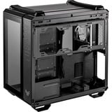 ASUS TUF Gaming GT502 PLUS Midi Tower Noir, boîtier pc Noir | 2x USB-A | 1x USB-C | RGB | Verre Trempé