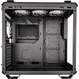 ASUS TUF Gaming GT502 PLUS Midi Tower Noir, boîtier pc Noir | 2x USB-A | 1x USB-C | RGB | Verre Trempé