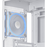 ASUS  boîtier midi tower Blanc | 2x USB-A | 1x USB-C | RGB | Verre Trempé