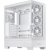 ASUS  boîtier midi tower Blanc | 2x USB-A | 1x USB-C | RGB | Verre Trempé